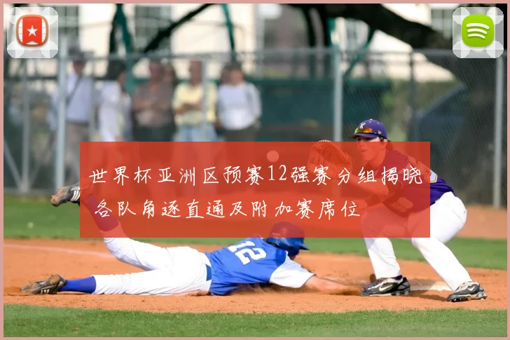 世界杯亚洲区预赛12强赛分组揭晓 各队角逐直通及附加赛席位